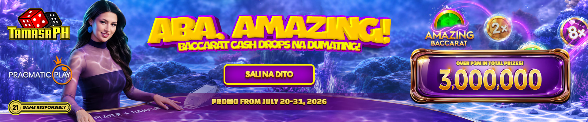 Amazing Baccarat - Cash Drops : MAIN
